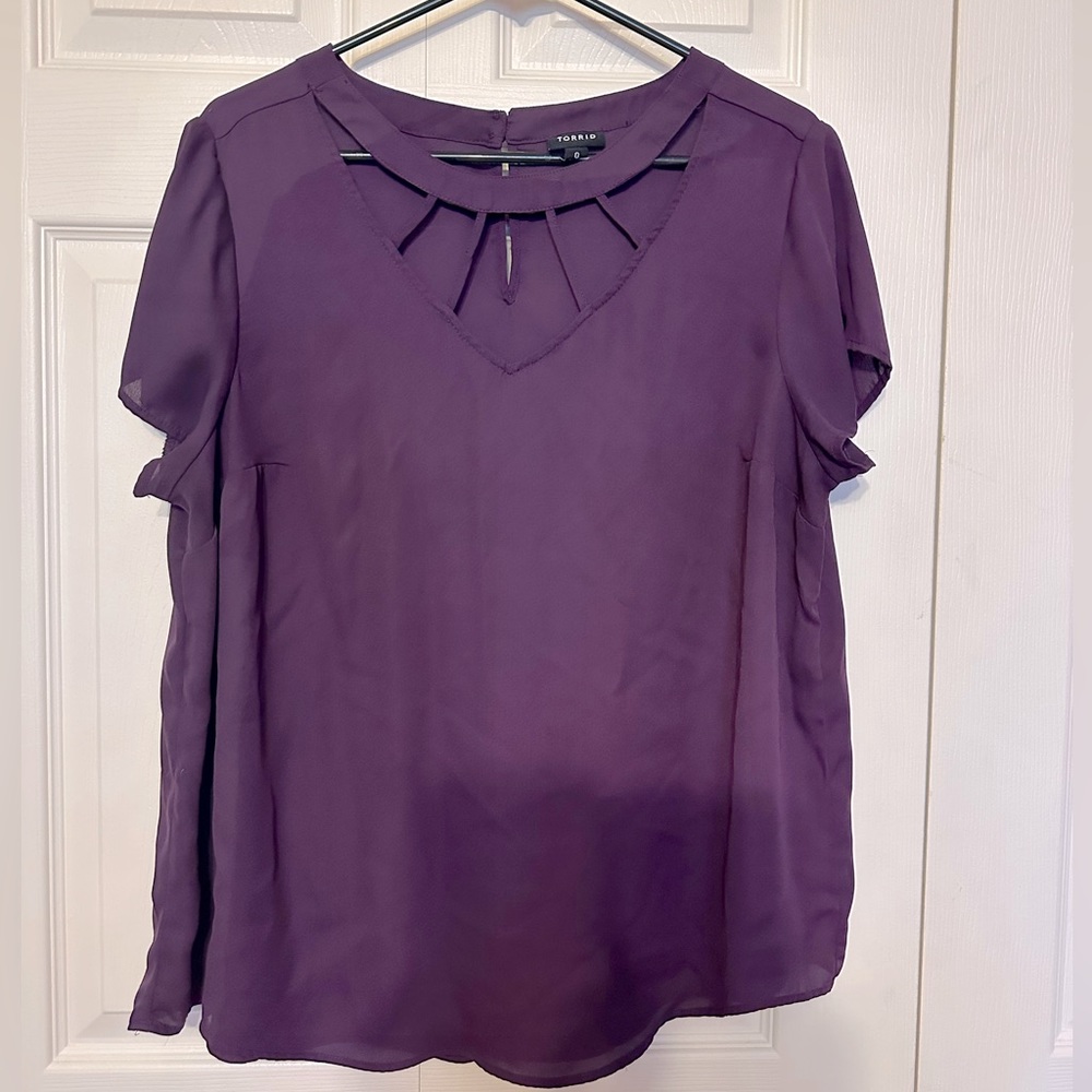 Torrid purple blouse